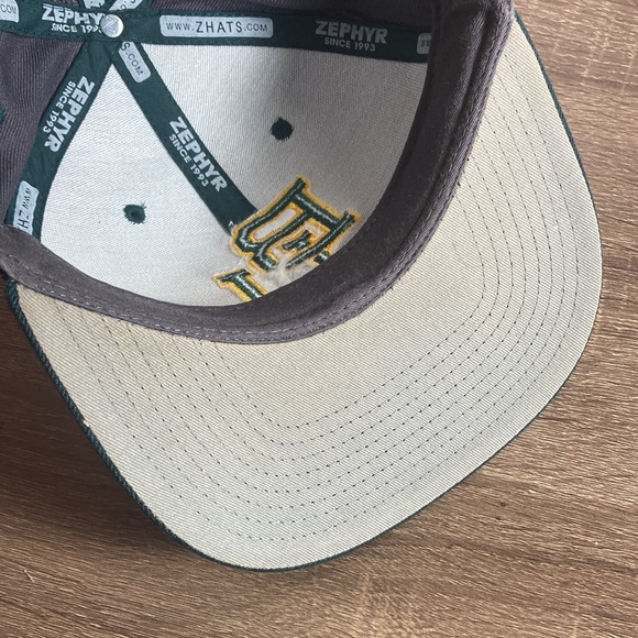 EUC Baylor University Bears BU Zephyr Snapback Hat Brand - Picture 9 of 12
